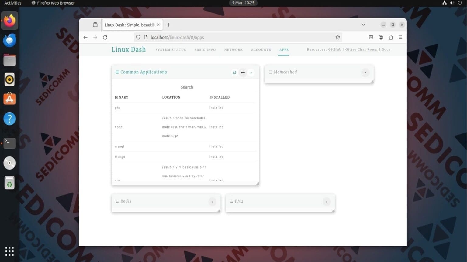 Как установить Linux Dash