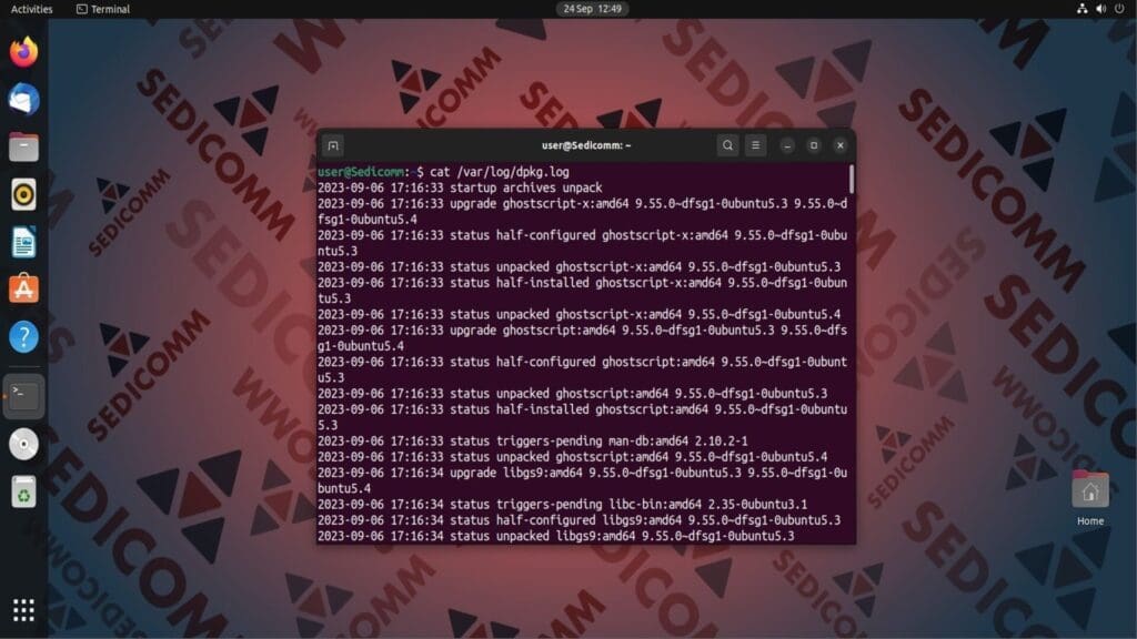 cat dpkf log