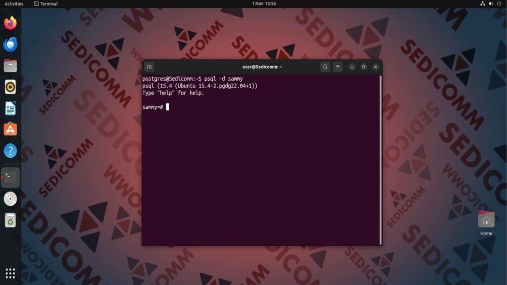 connect to db