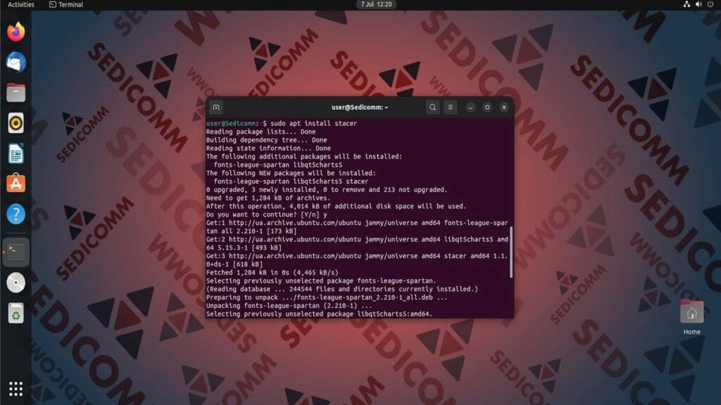 install