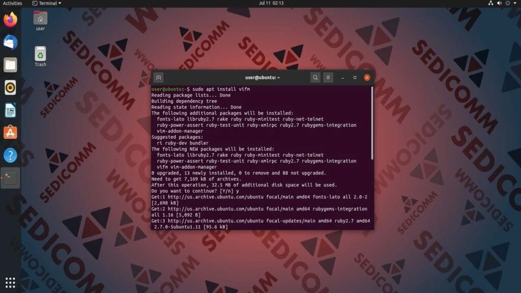 install