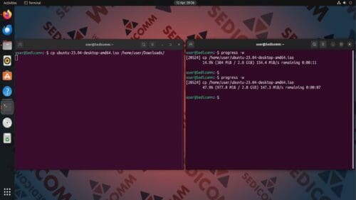 Linux Updateprogress Утилита progress для отслеживания выполнения команд в Linux