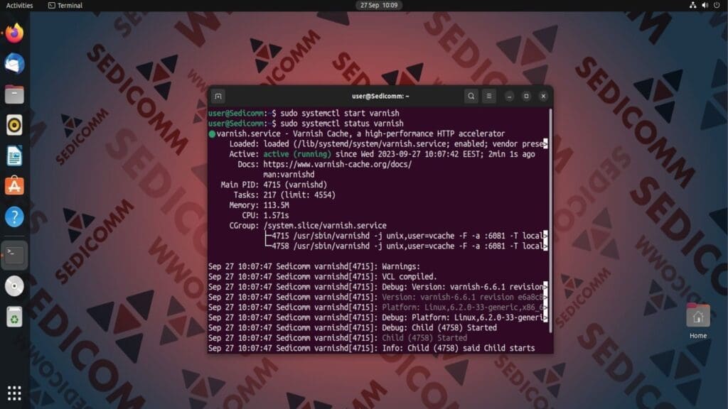 status varnish