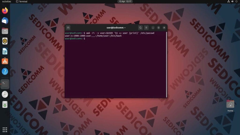 var-user awk