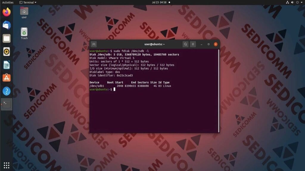 fdisk-sdb
