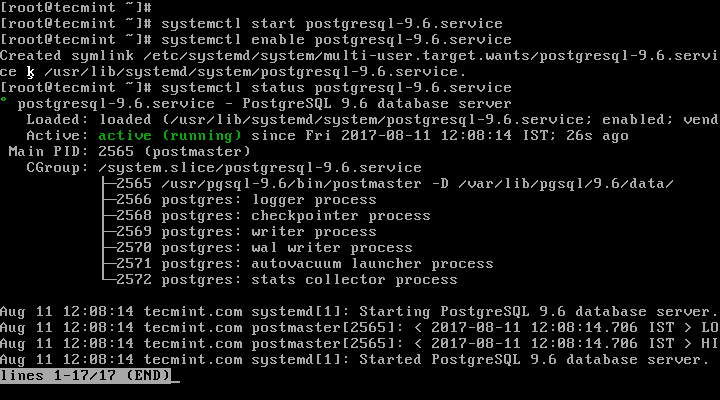 Как установить PostgreSQL 9.6