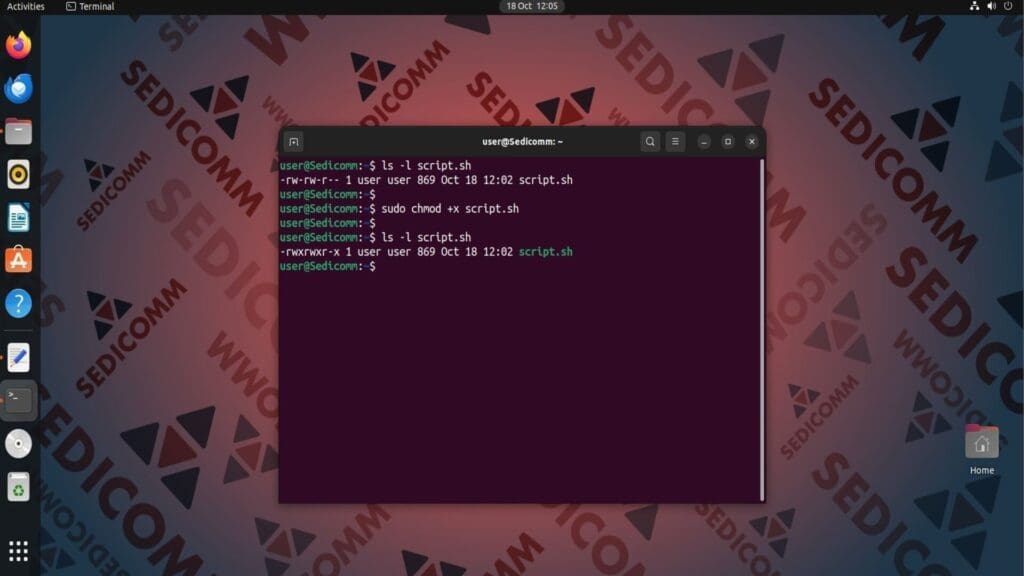 chmod