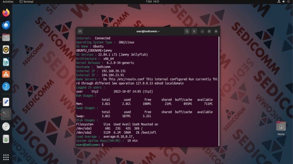 monitor command