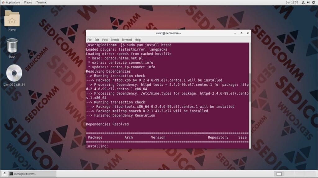 install yum