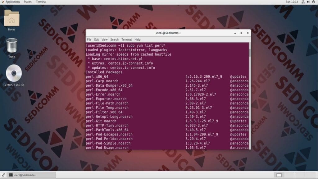 list perl