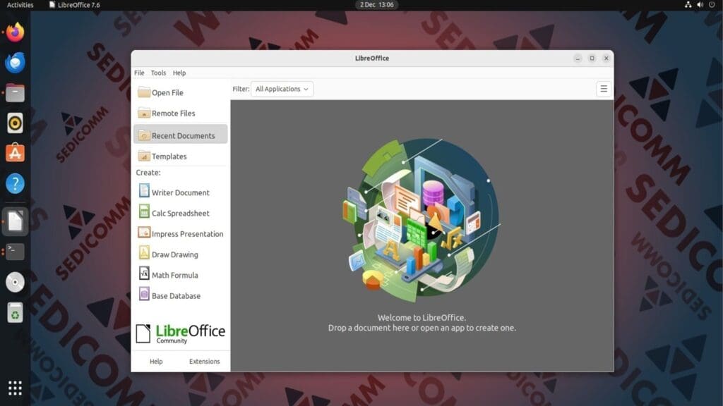 libreoffice main page