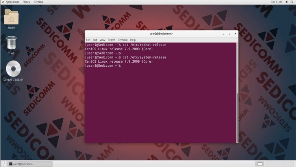 redhat system release