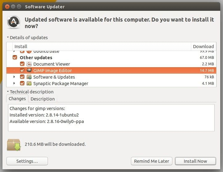 Как установить GIMP 2.8.16 в Ubuntu 16.04, 15.10, 14.04