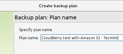 Add-Amazon-S3-Backup-Plan-Name