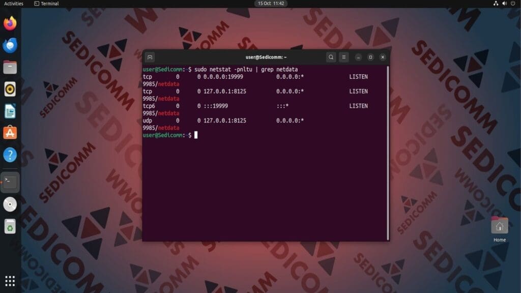 check ports netstat