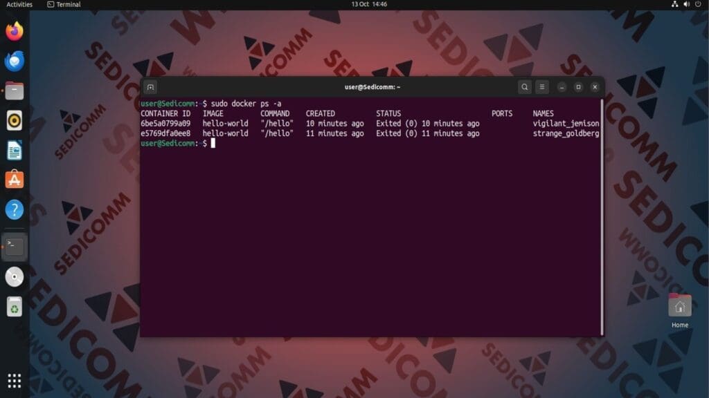 list containers