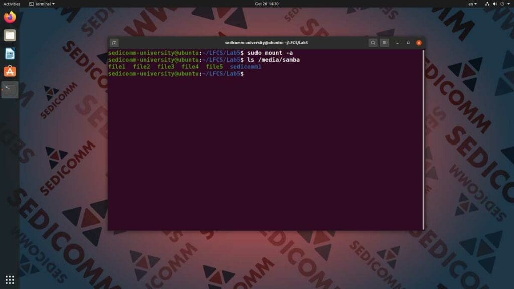 Автоматически монтируем сетевую файловую систему Samba в Linux