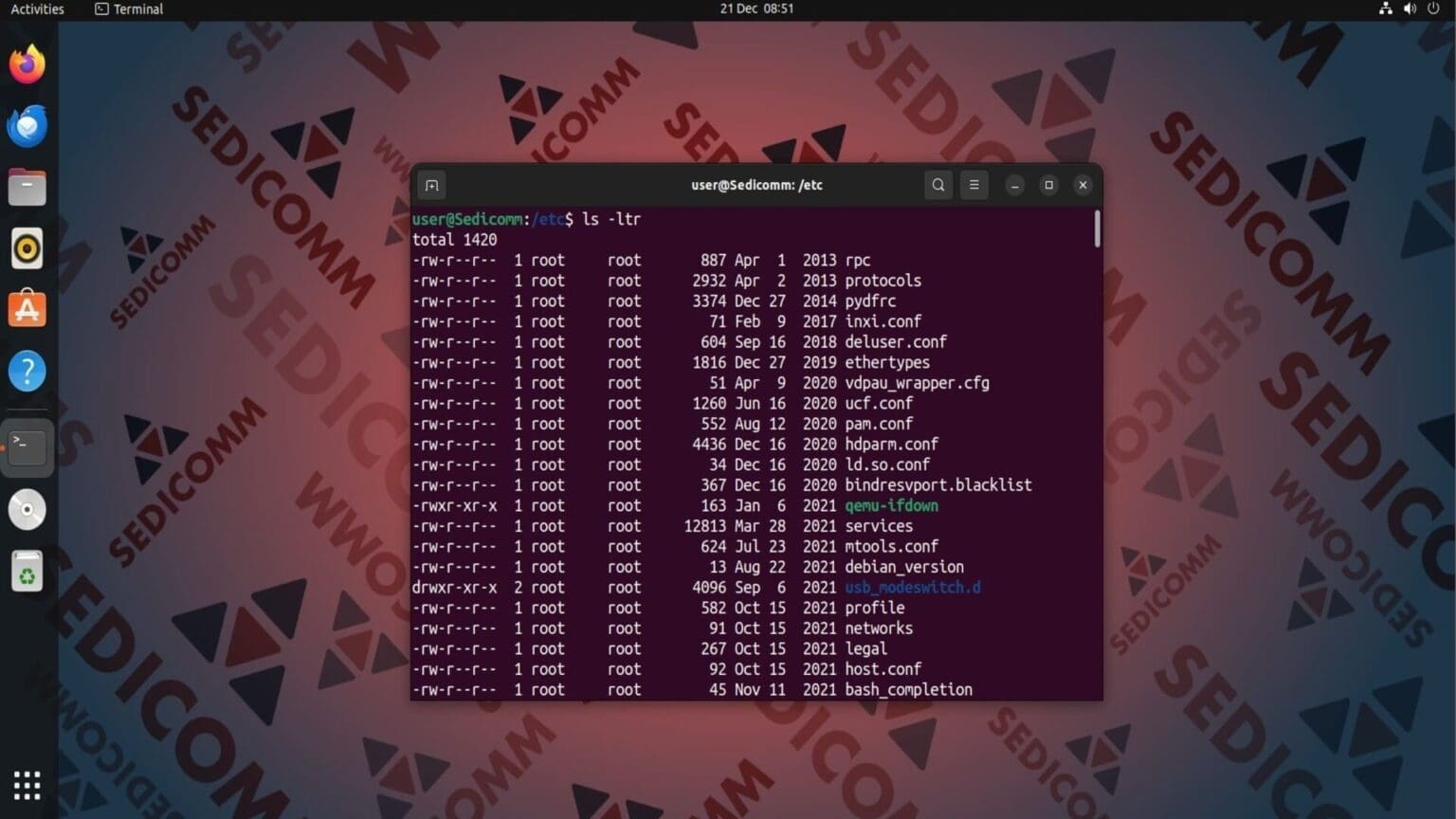 Как сортировать вывод команды ls в Linux