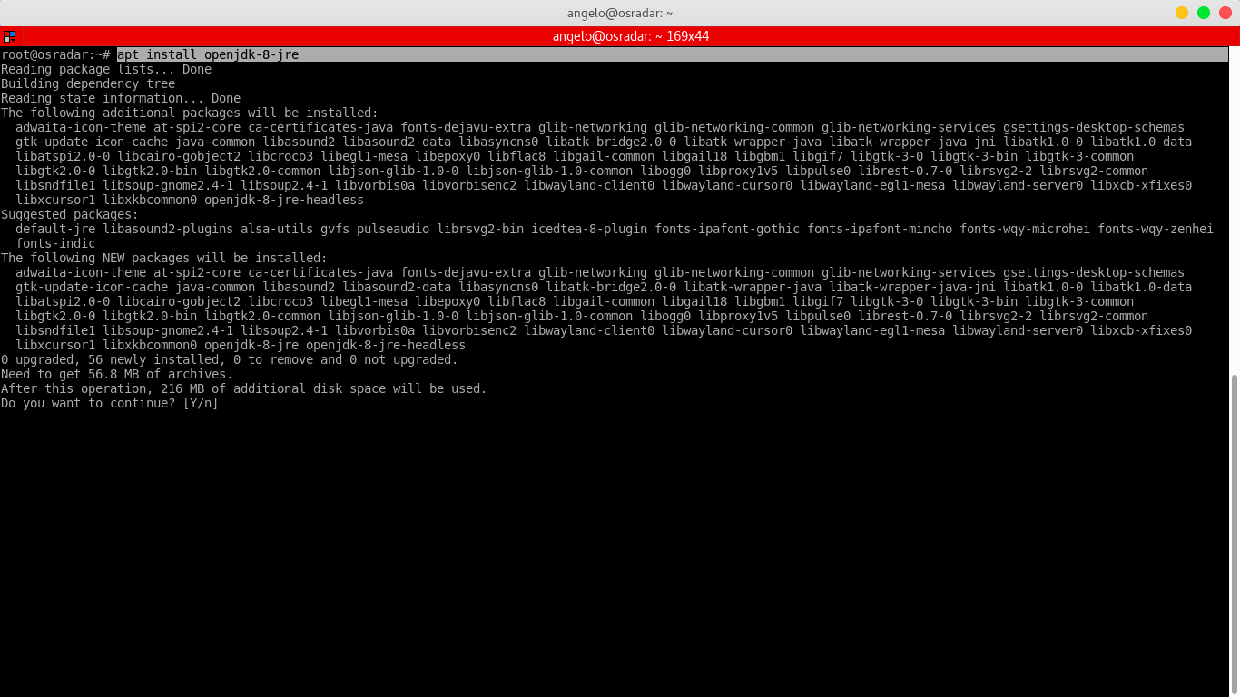 Installing-JAVA-Apache GUI