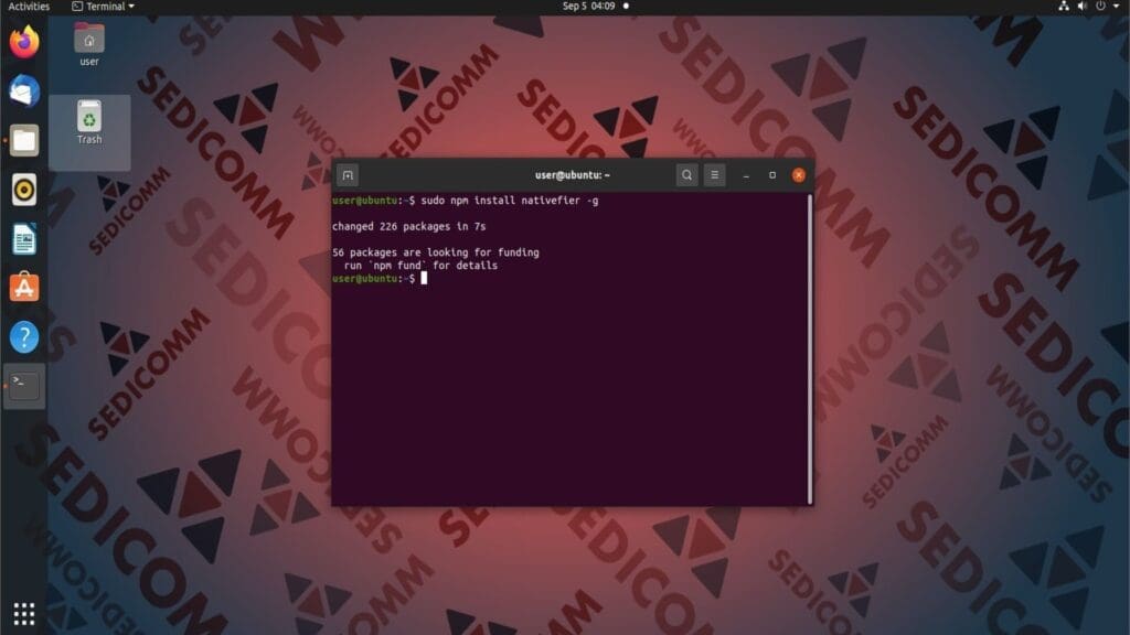 install