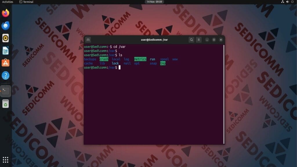 cd ls two commands