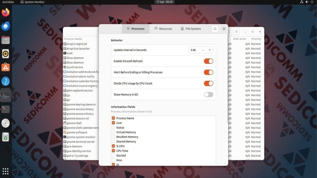 gnome monitor settings