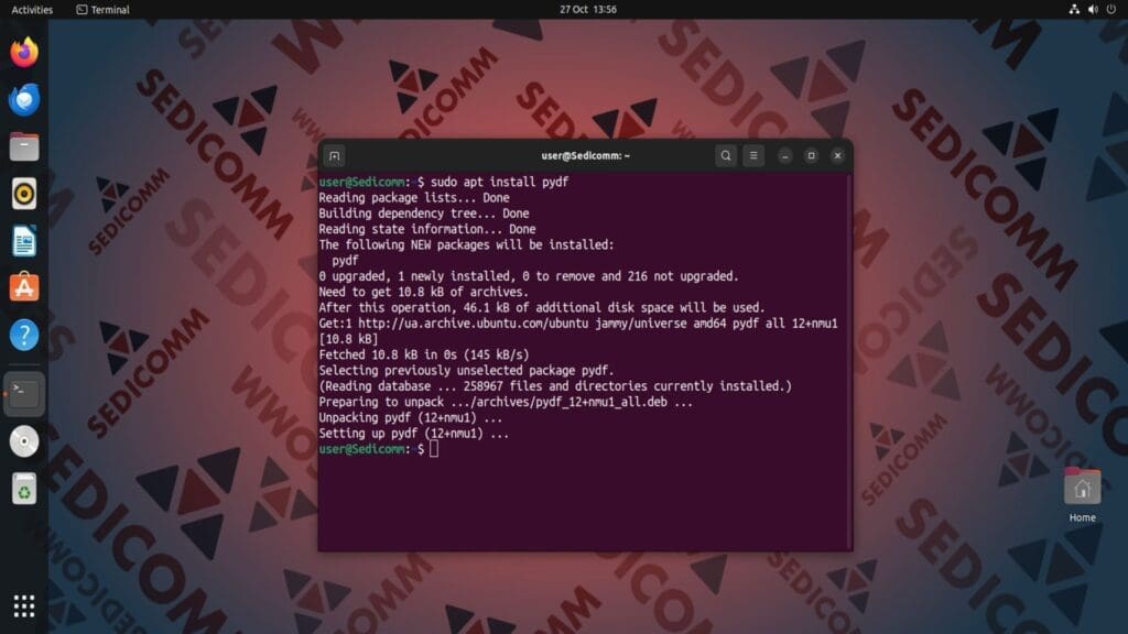 install