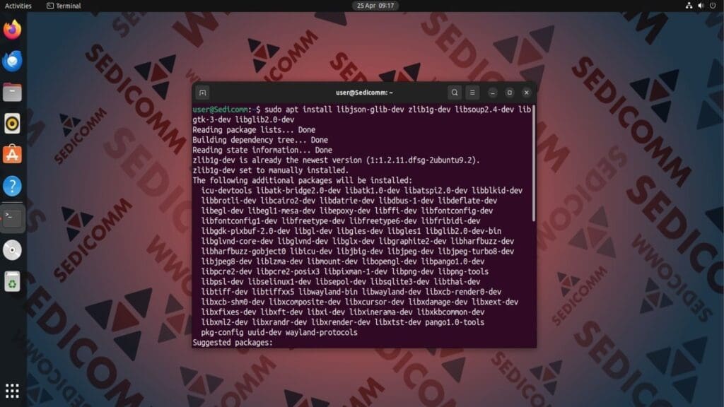 install dependencies 2