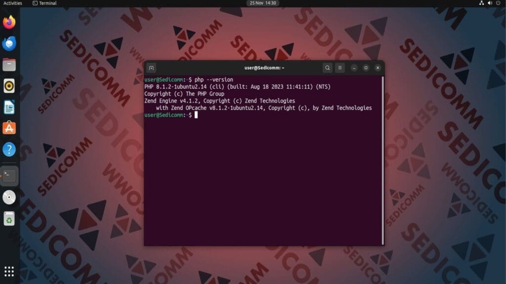 php version