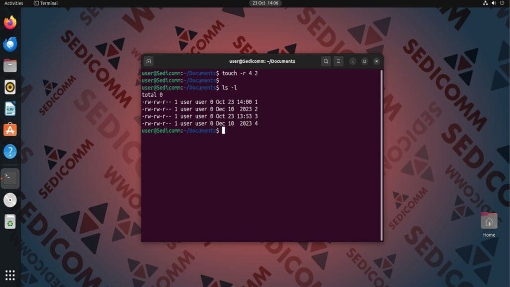 time stamp of another File