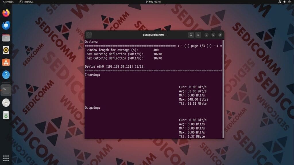 nload average period