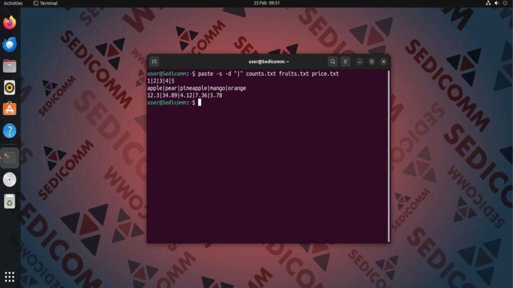 serial and delimeter