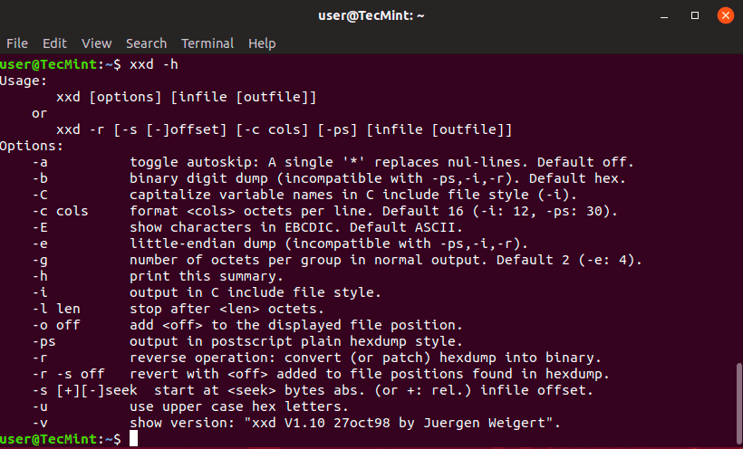 Xxd-Hex-Editor-for-Linux