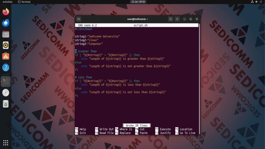 less greater comparison