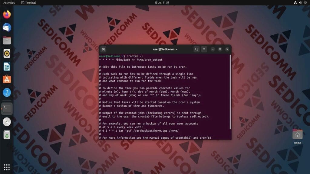 crontab