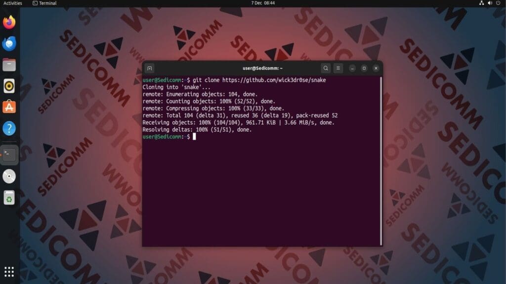 git clone