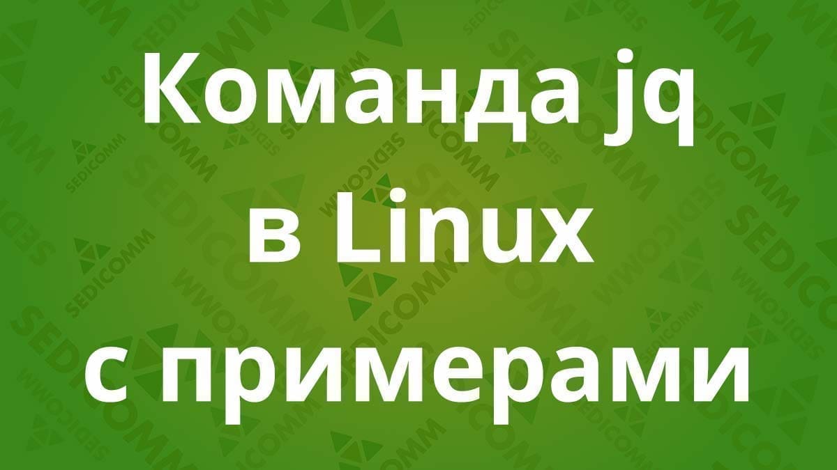 Команда jq в Linux с примерами