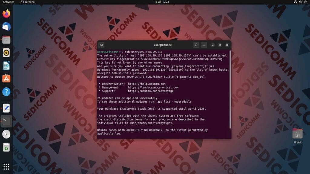 ssh
