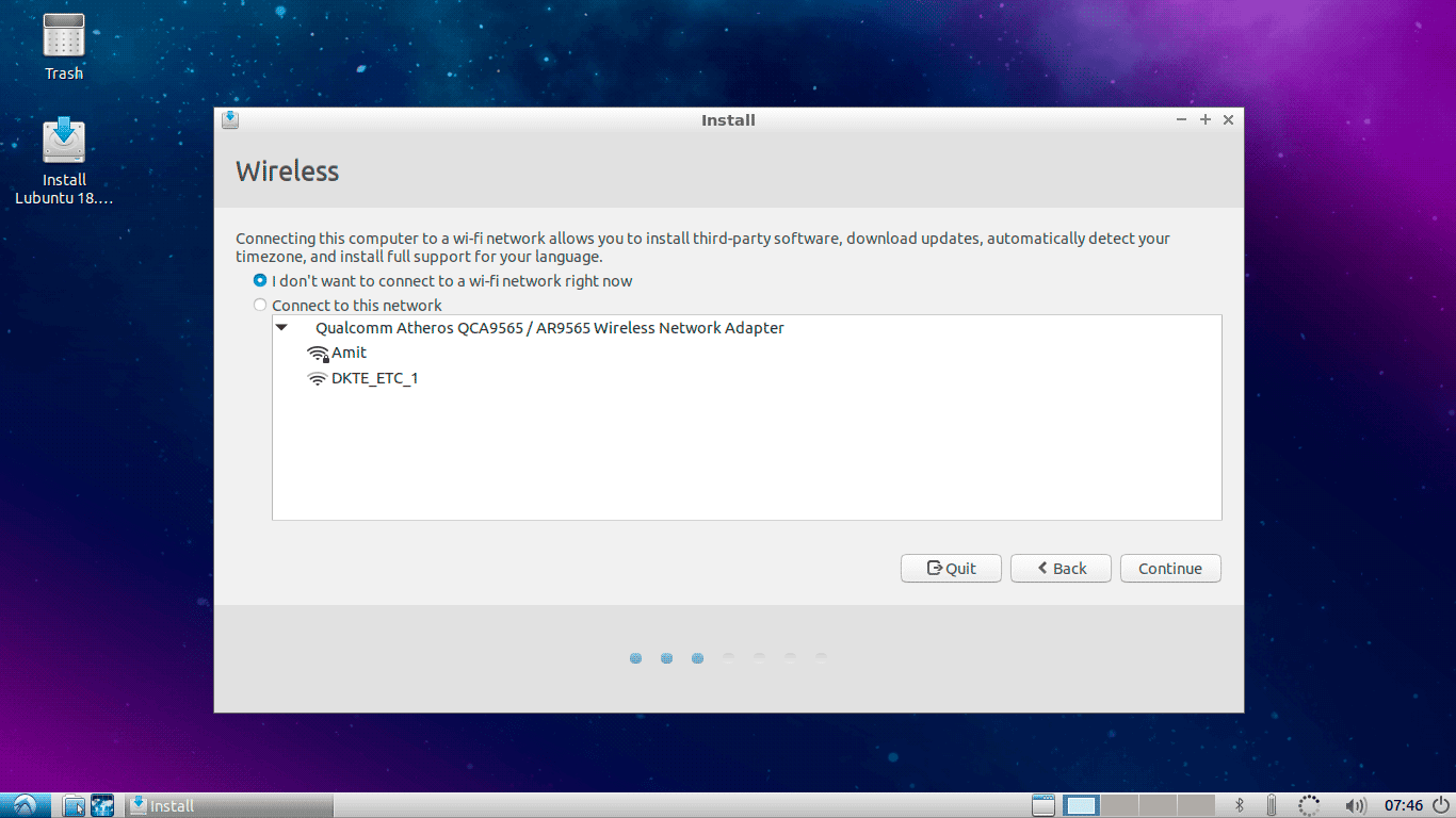 Select-Wifi-to-Update-Lubuntu