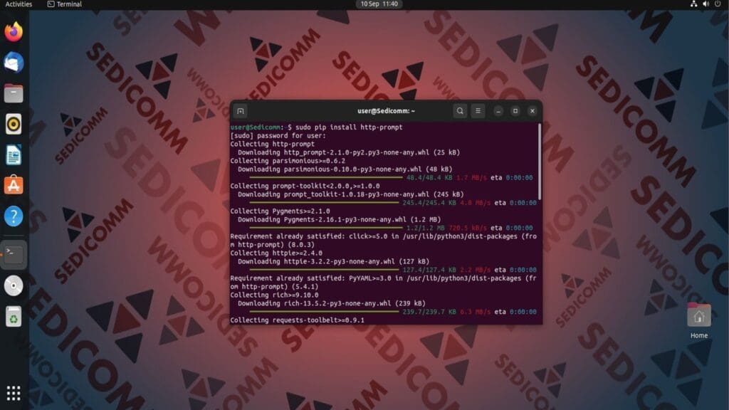 install
