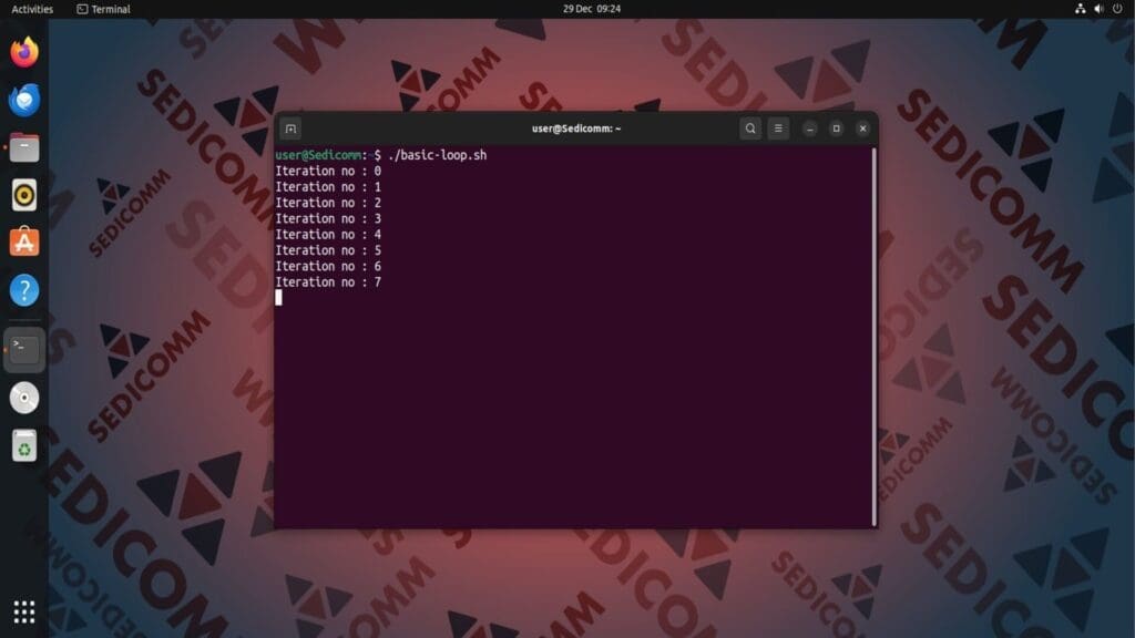 until infinity loop execute