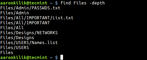 List-Directory-Structure - Как переименовать все файлы в нижний регистр в Linux