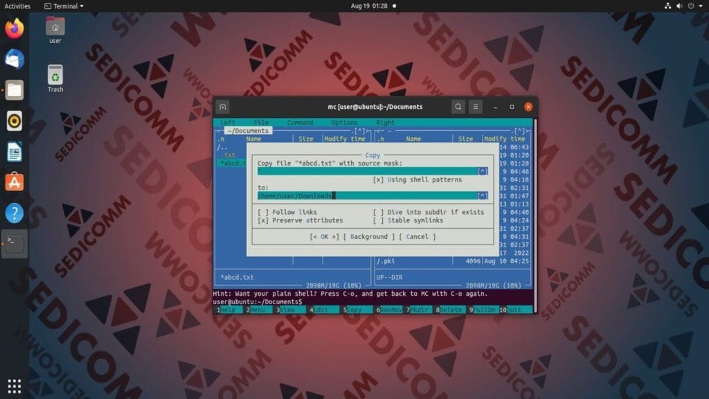 copy file