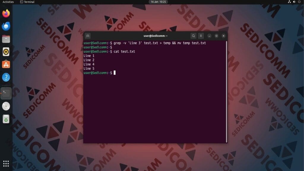 grep delete file from file