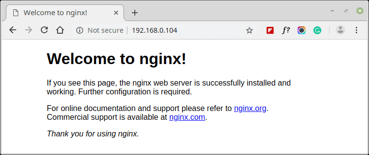 Verify-Nginx-Webserver-on-Debian-10