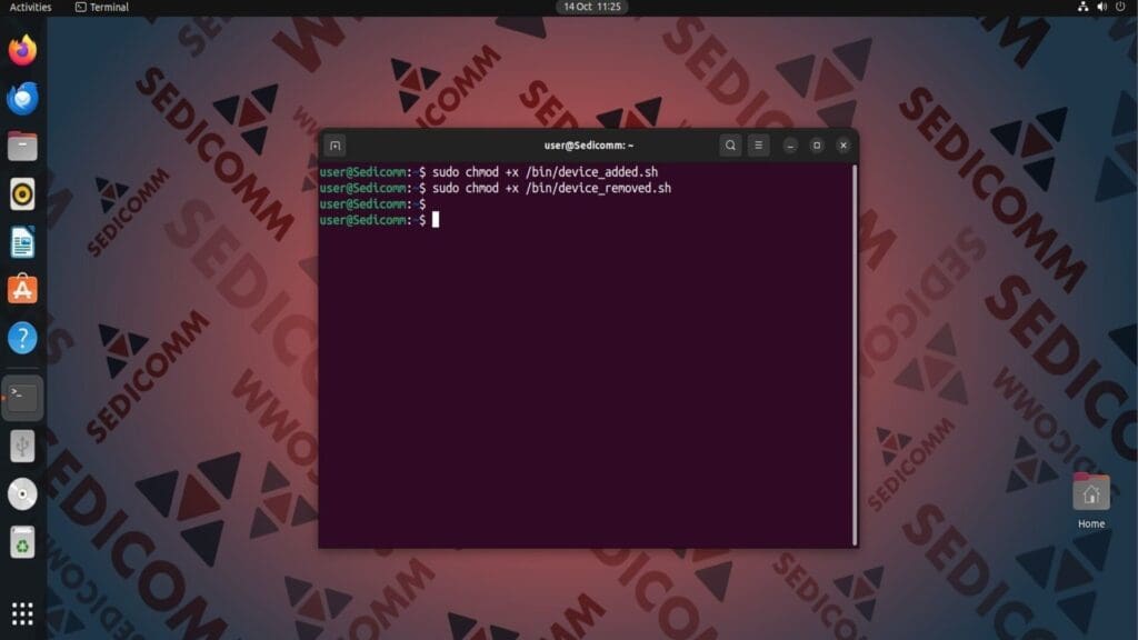 chmod scripts
