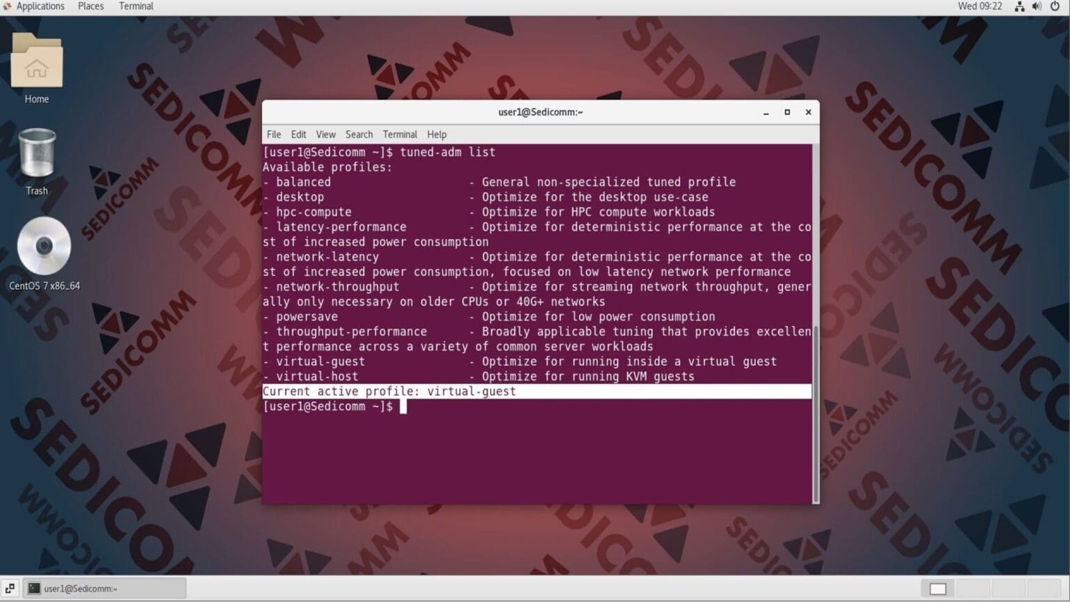 Оптимизация производительности CentOS Linux с помощью tuned