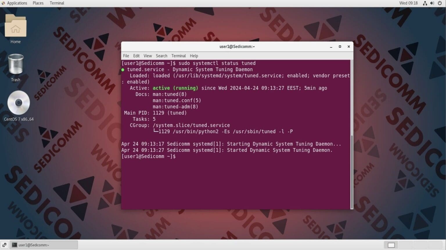 Оптимизация производительности CentOS Linux с помощью tuned
