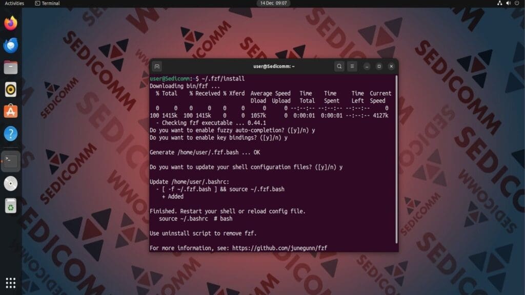 install fzf