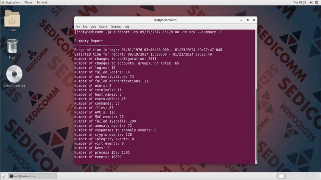 autoreport period summary